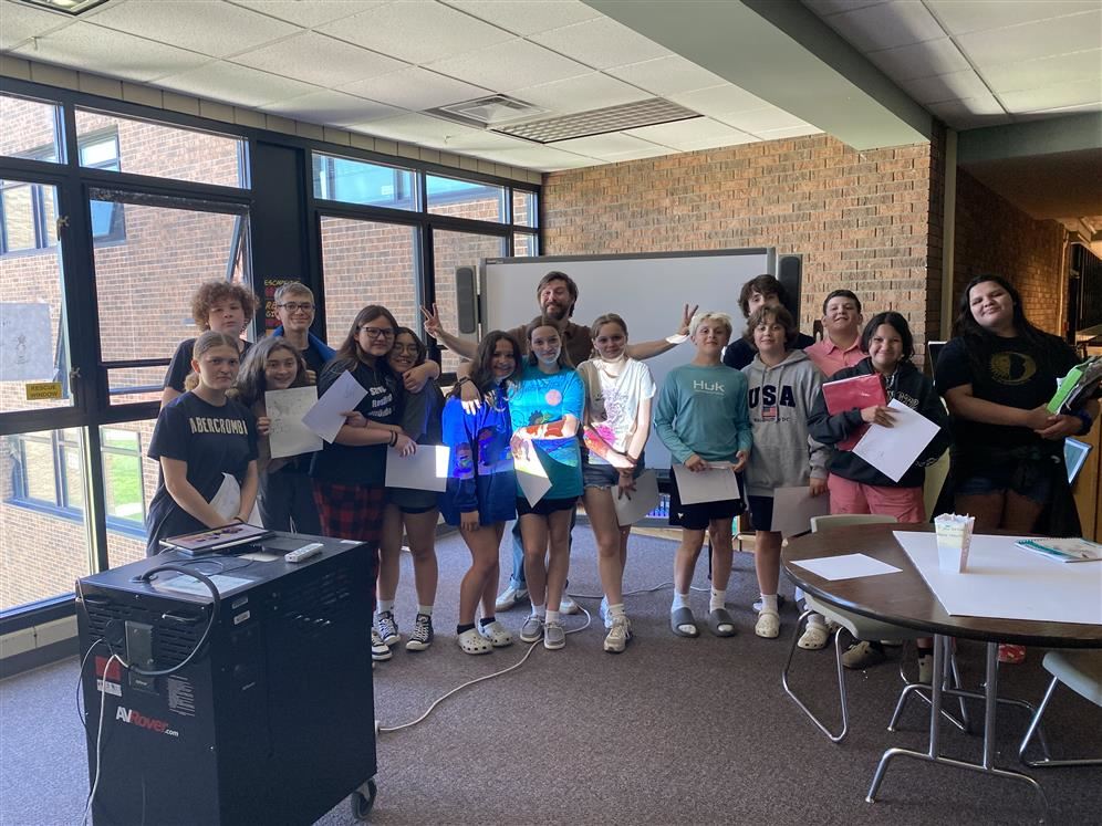  Middle School Welcomes Special Guest Author, Mat Heagerty